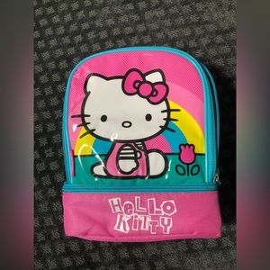 Hello Kitty Pink Soft Lunch Insulated Bag. THERMOS brand. Two compartments.